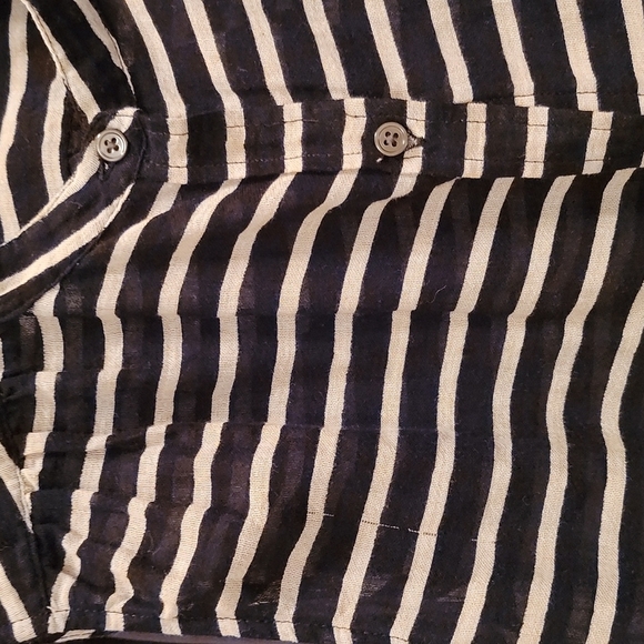 J. Crew Summer Cotton striped sleeveless cotton top size 0 - Picture 7 of 8